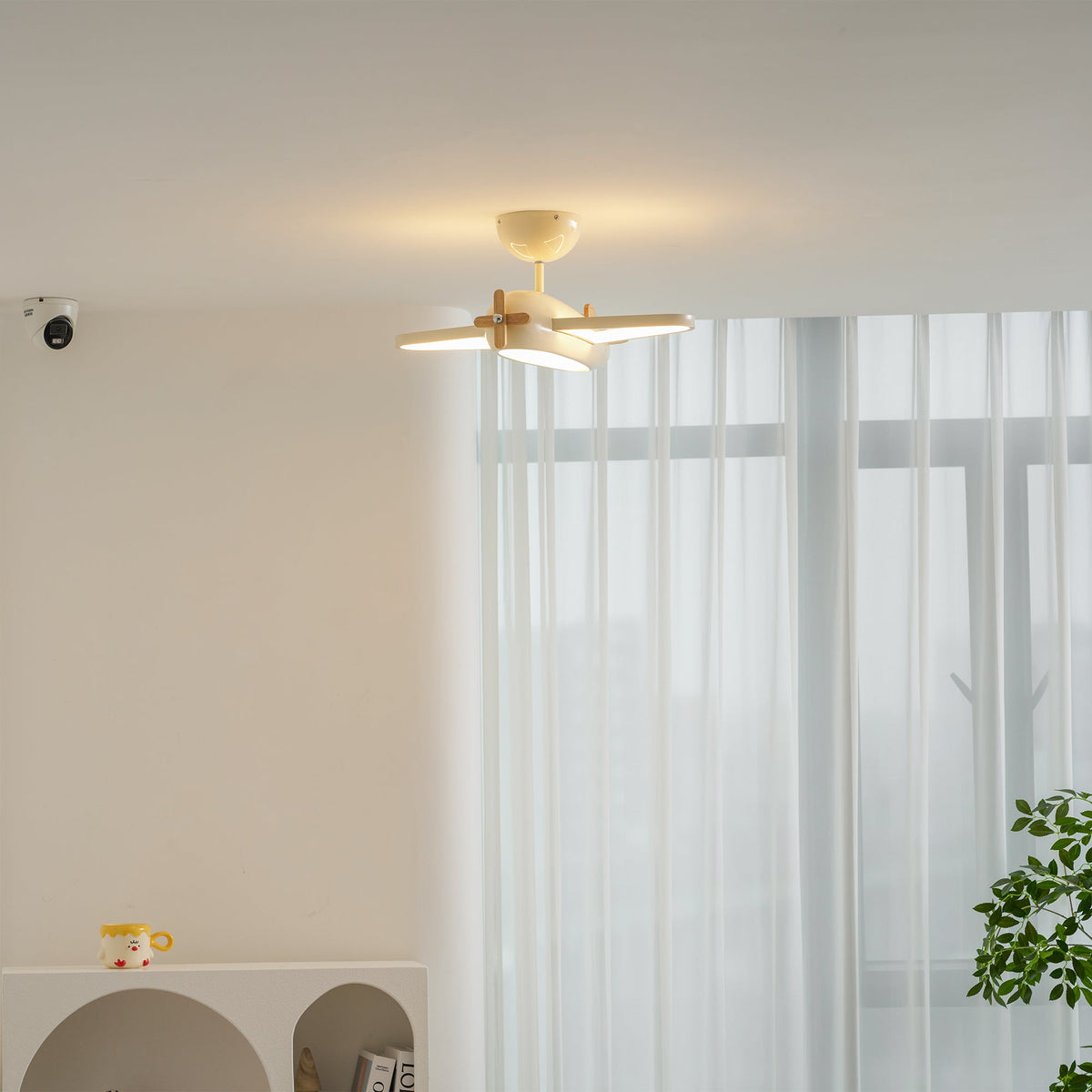 Airplane Wood Ceiling Lamp — product view 11