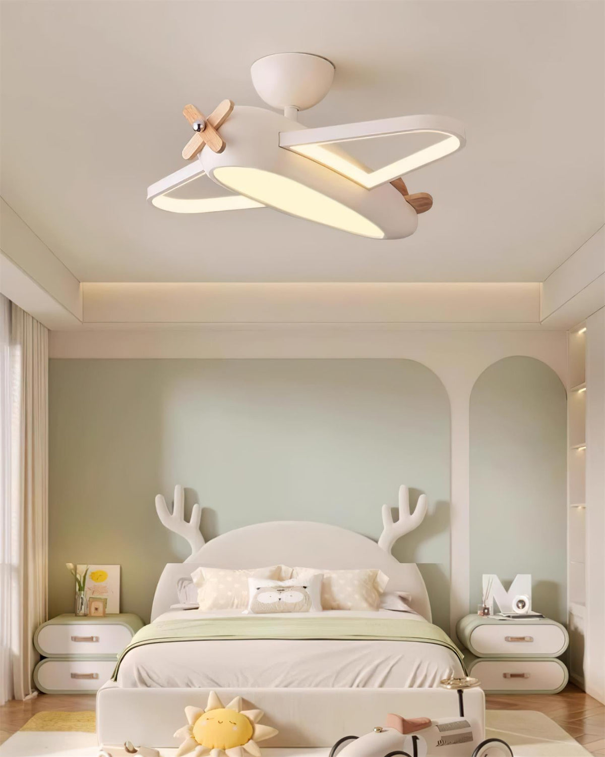 Airplane Wood Ceiling Lamp — product view 18