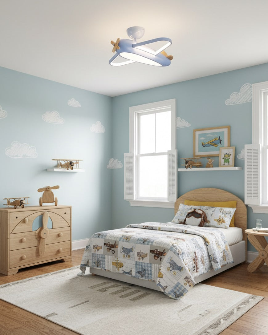 Airplane Wood Ceiling Lamp — product view 19
