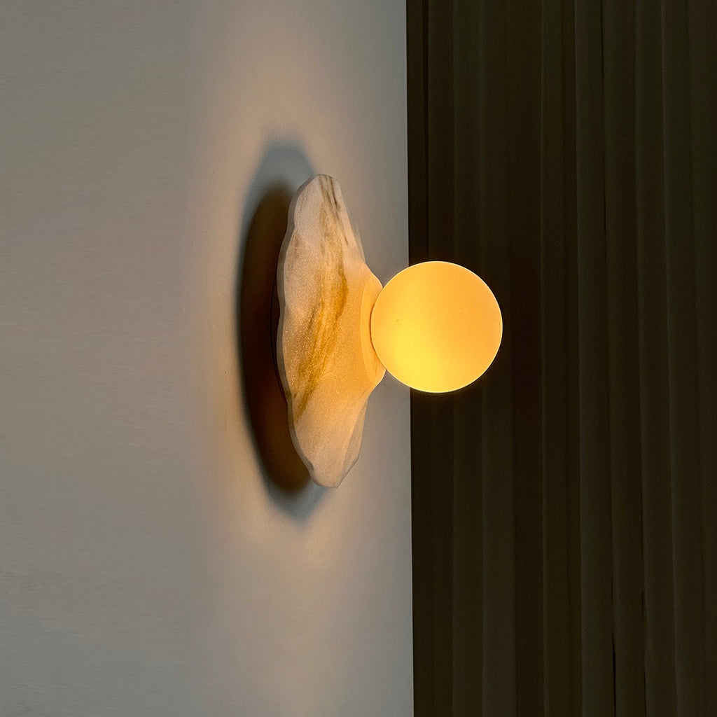 Meza Marble Wall Lamp — product view 14