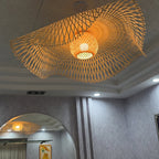 Bamboo Lotus Leaf Plug In Pendant Lamp — product view 14