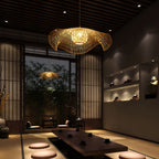 Bamboo Lotus Leaf Plug In Pendant Lamp — product view 16