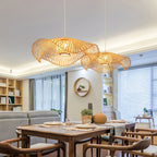 Bamboo Lotus Leaf Plug In Pendant Lamp — product view 18