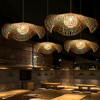 Bamboo Lotus Leaf Plug In Pendant Lamp — product view 20