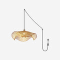 Bamboo Lotus Leaf Plug In Pendant Lamp — product view 23