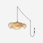 Bamboo Lotus Leaf Plug In Pendant Lamp — product view 23