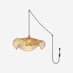 Bamboo Lotus Leaf Plug In Pendant Lamp — product view 24