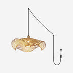 Bamboo Lotus Leaf Plug In Pendant Lamp — product view 25