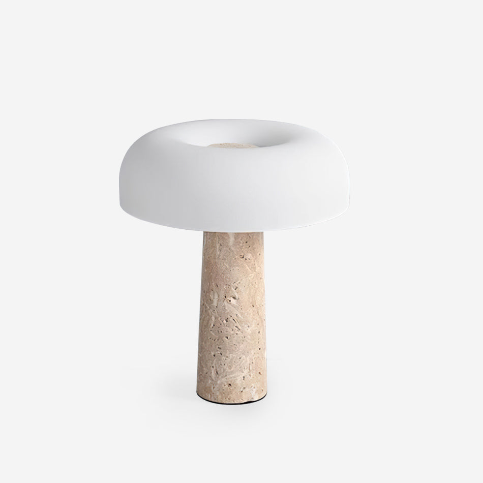 Kine Travertine Table Lamp — product view 1
