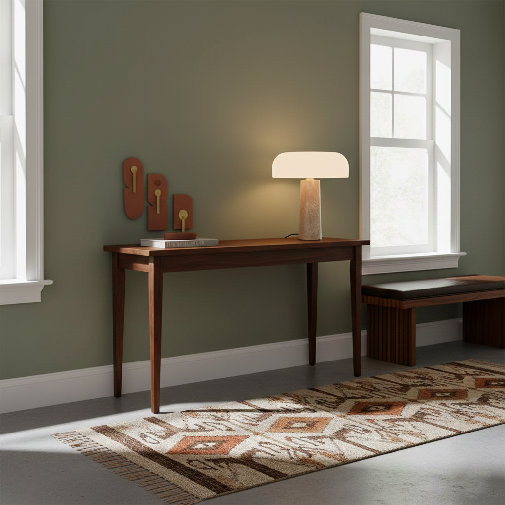 Kine Travertine Table Lamp — product view 8