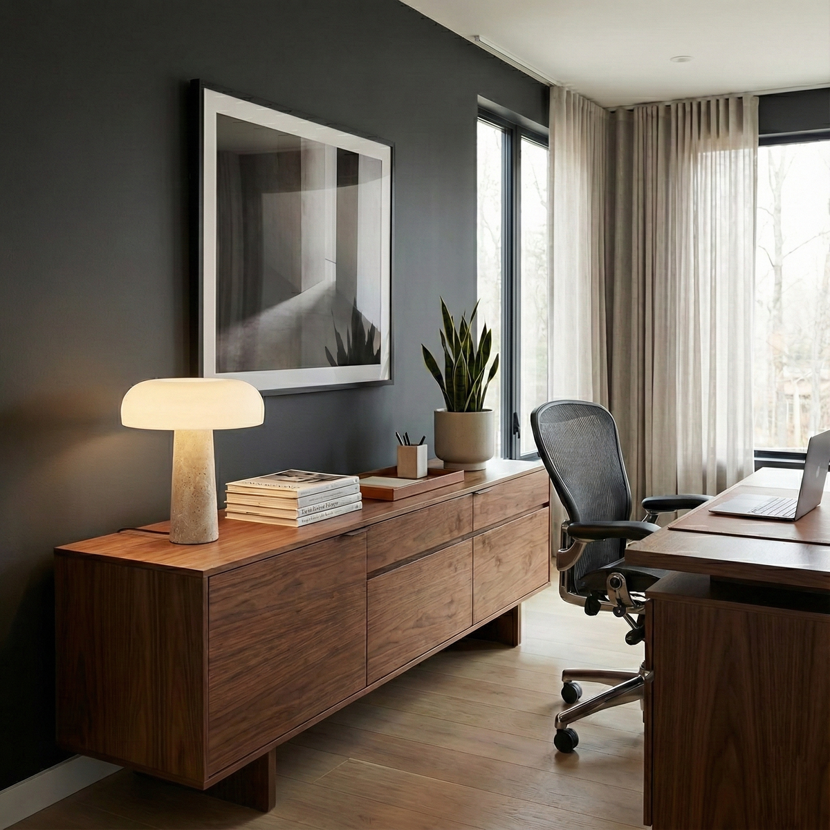 Kine Travertine Table Lamp — product view 11