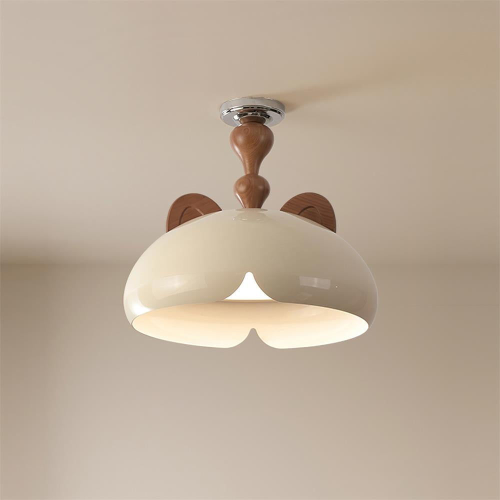 Vitality Cat Wood Ceiling Light — product view 2