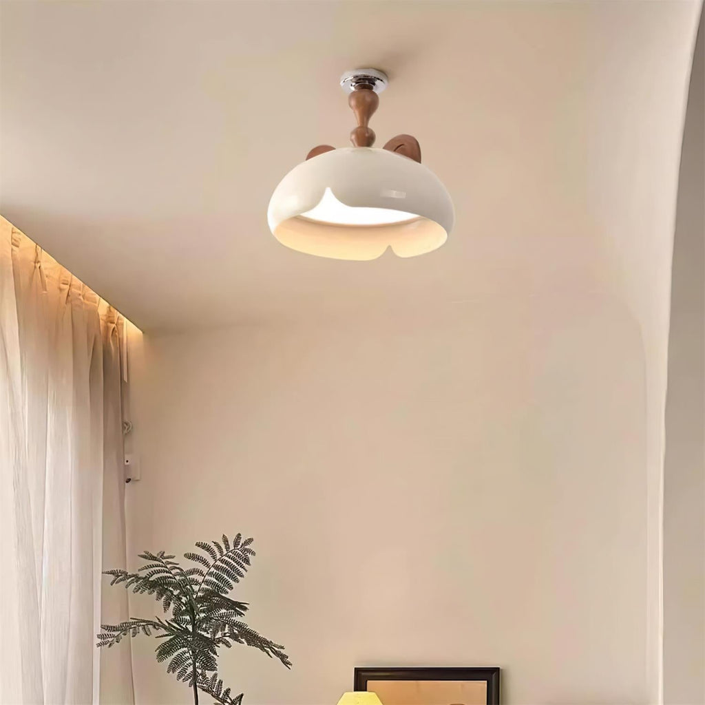 Vitality Cat Wood Ceiling Light — product view 3