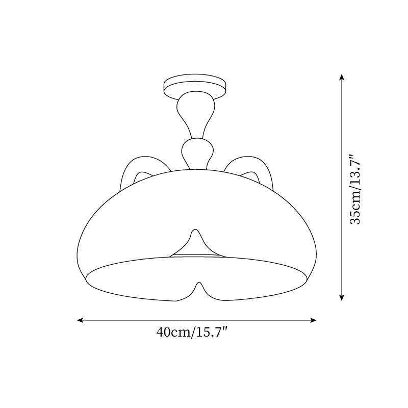 Vitality Cat Wood Ceiling Light — product view 5