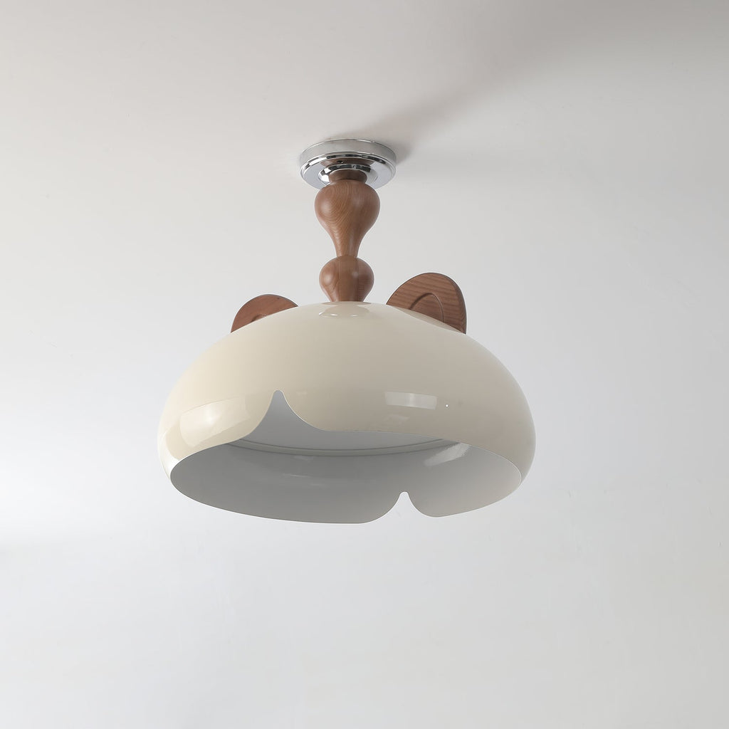 Vitality Cat Wood Ceiling Light — product view 12