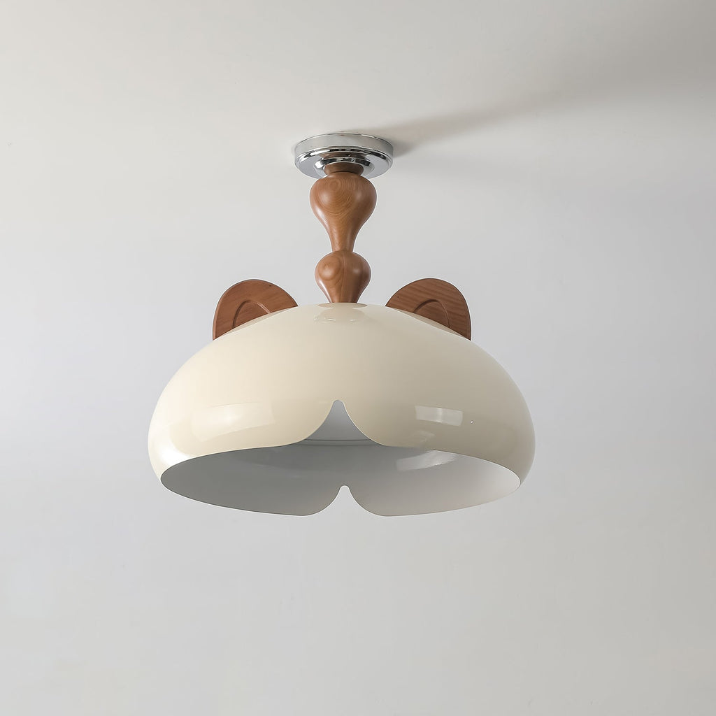 Vitality Cat Wood Ceiling Light — product view 13