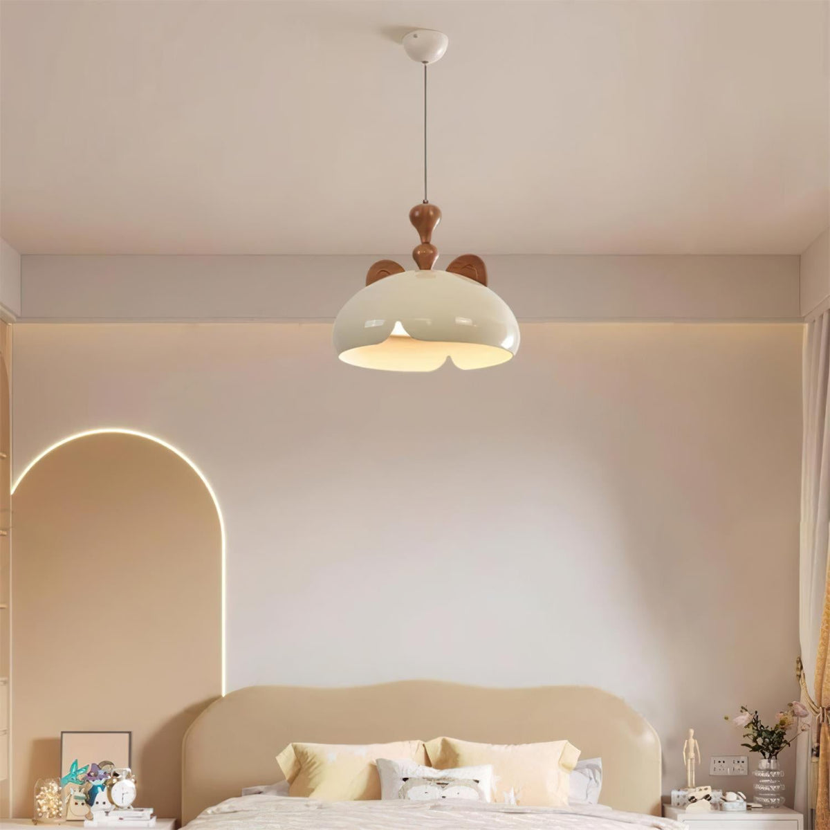 Vitality Cat Wood Pendant Lamp — product view 2