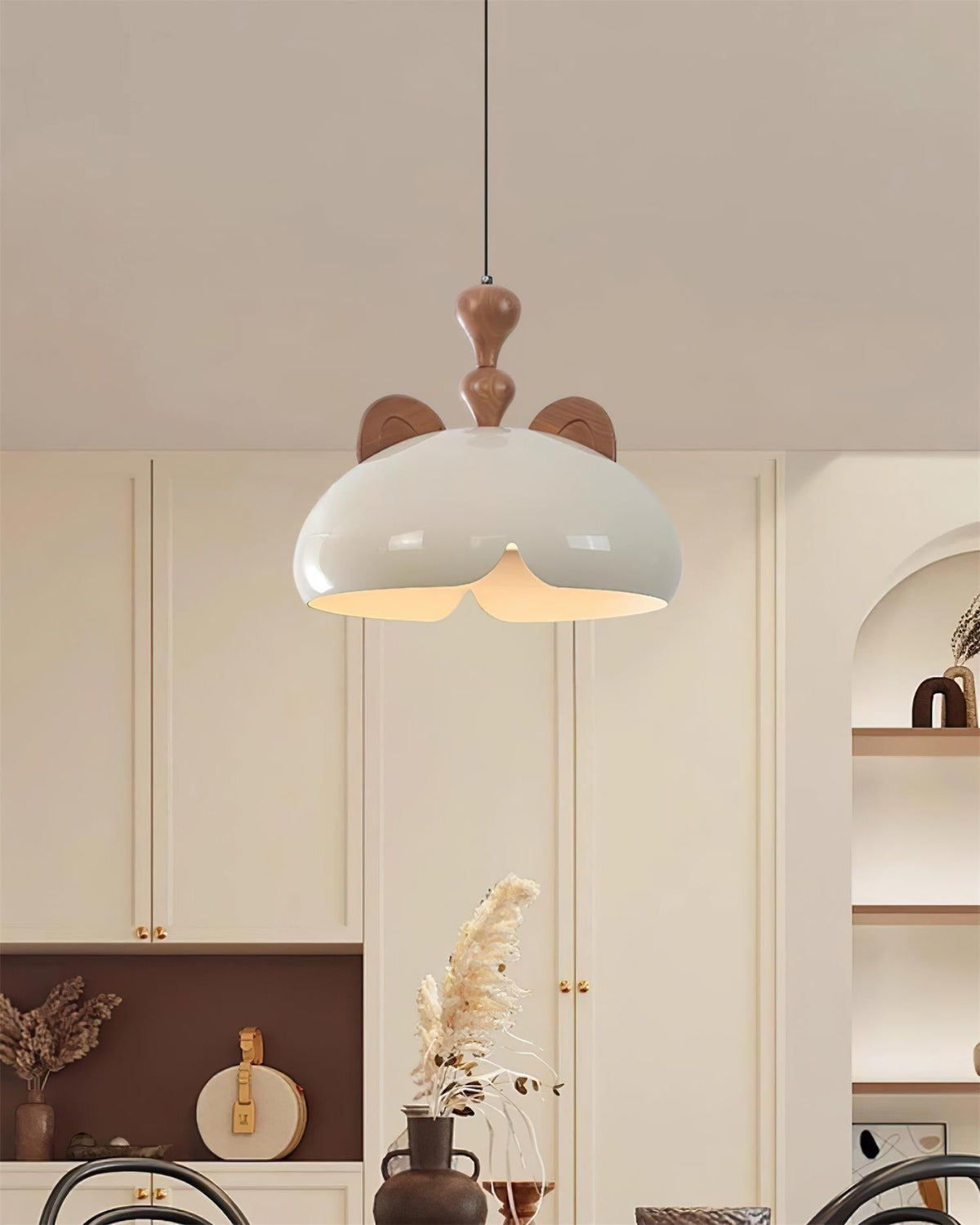 Vitality Cat Wood Pendant Lamp — product view 4