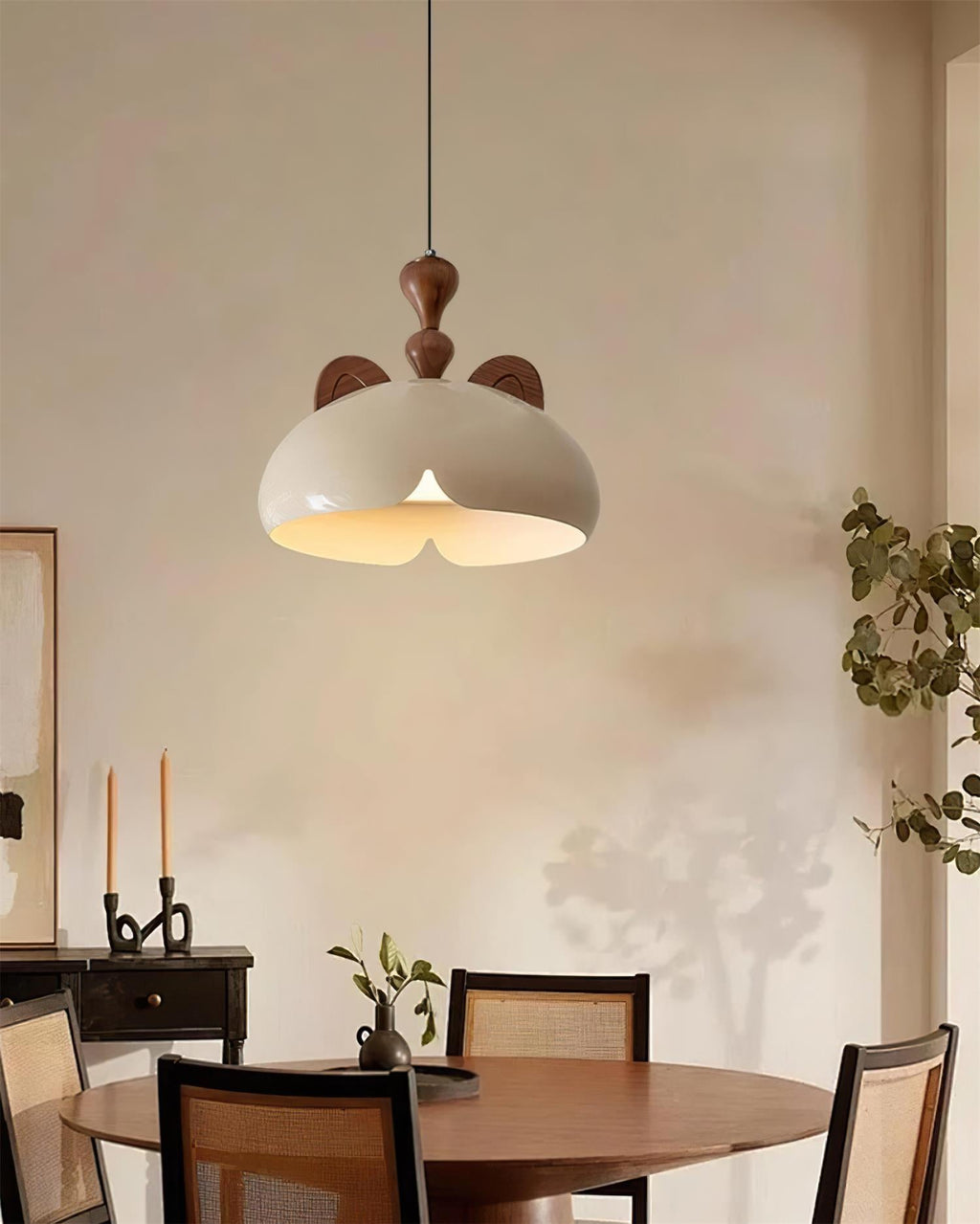 Vitality Cat Wood Pendant Lamp — product view 12