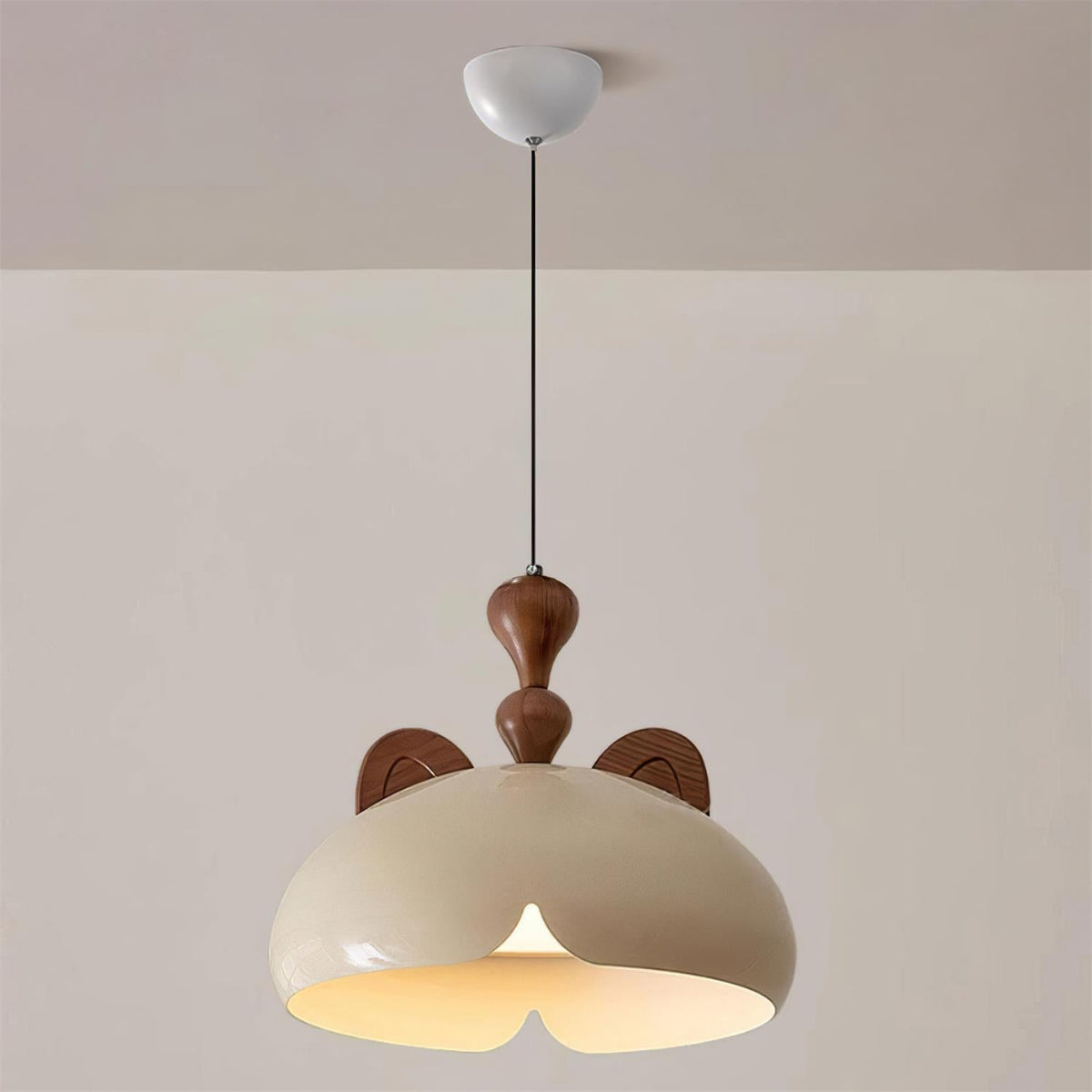 Vitality Cat Wood Pendant Lamp — product view 13
