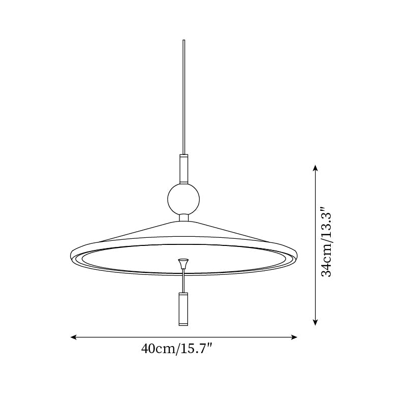 Devon Metal Pendant Lamp — product view 5