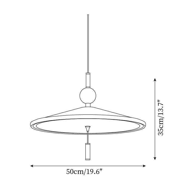 Devon Metal Pendant Lamp — product view 6
