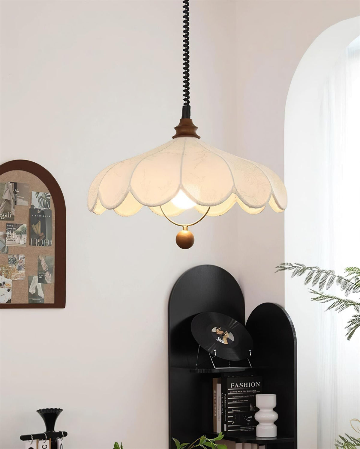 Lilea Petals Wood Pendant Lamp — product view 3