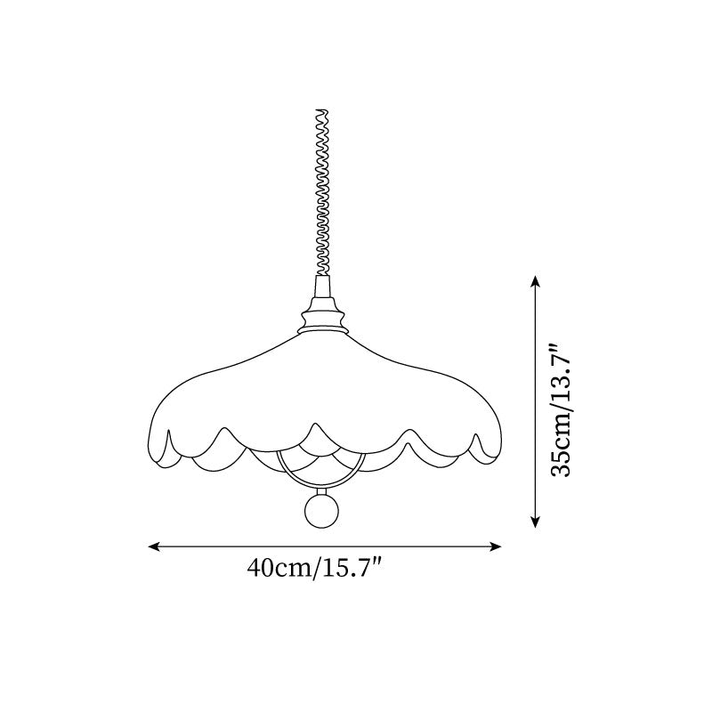Lilea Petals Wood Pendant Lamp — product view 5