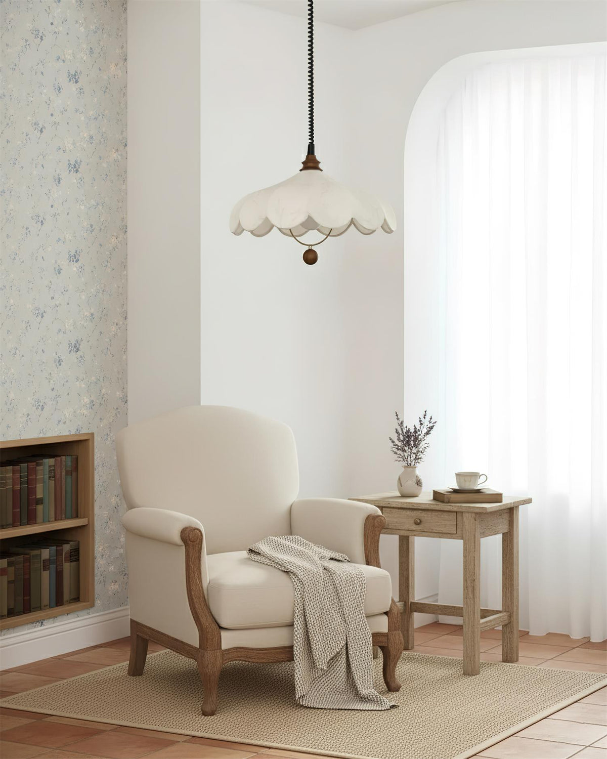 Lilea Petals Wood Pendant Lamp — product view 9