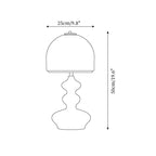 Willow Glass Table Lamp — product view 5