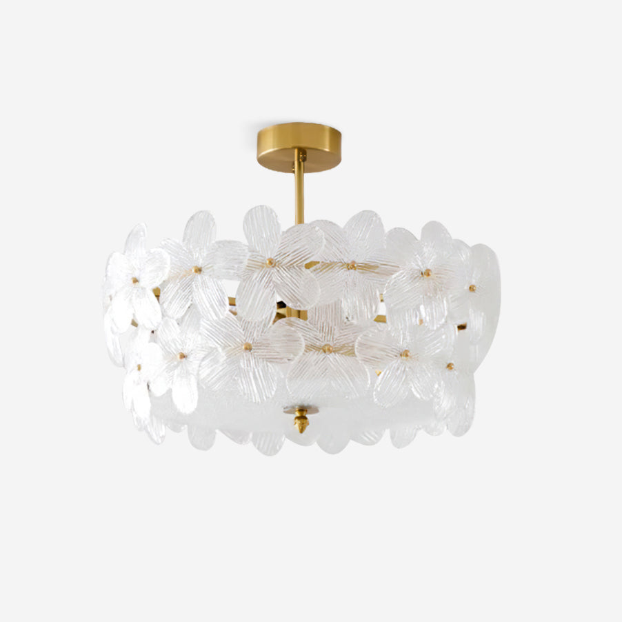Collins Flowers Glass Ceiling Lamp — product view 1