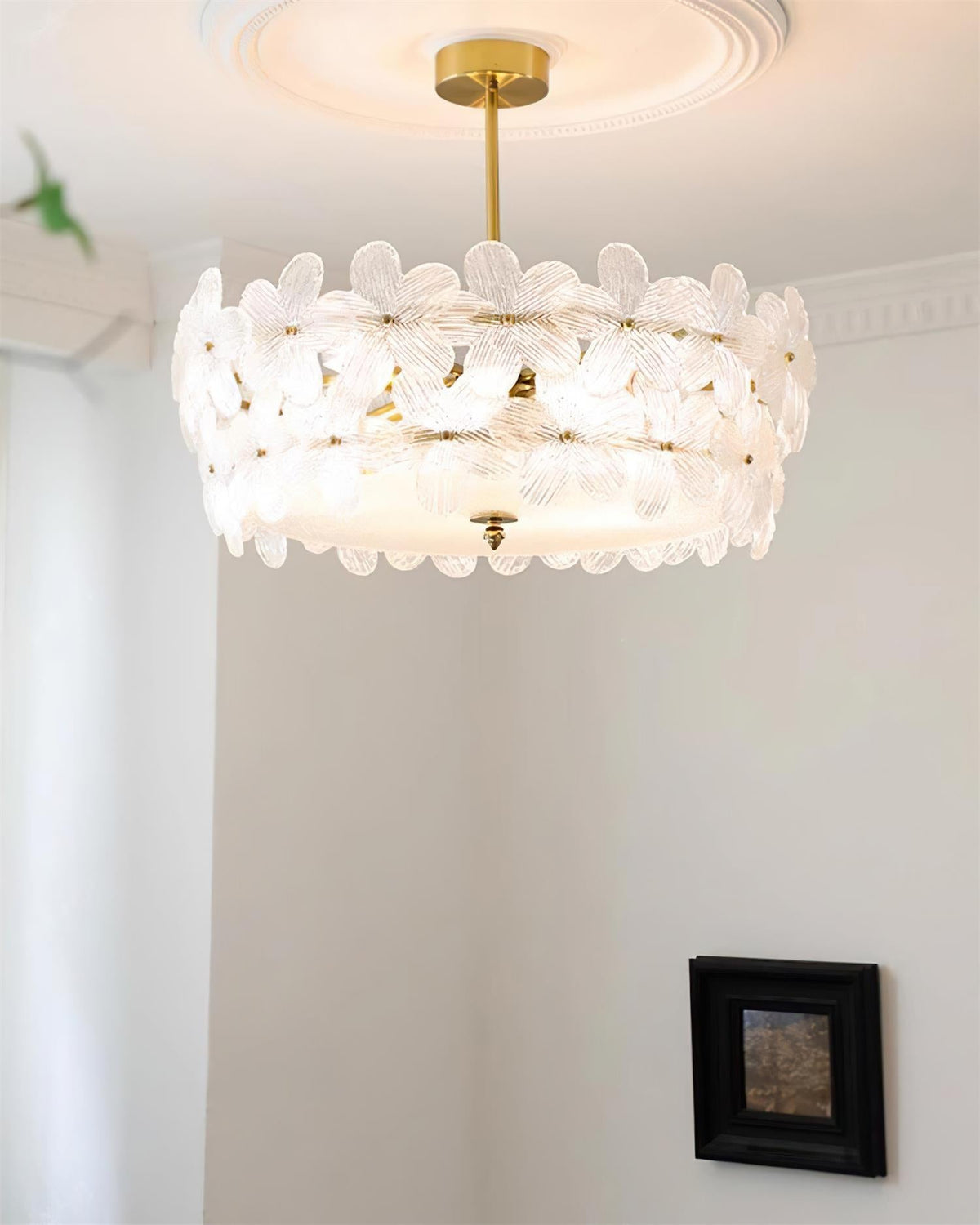 Collins Flowers Glass Ceiling Lamp — product view 4