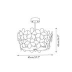 Collins Flowers Glass Ceiling Lamp — product view 5