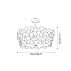 Collins Flowers Glass Ceiling Lamp — product view 6