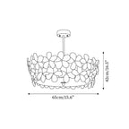 Collins Flowers Glass Ceiling Lamp — product view 7