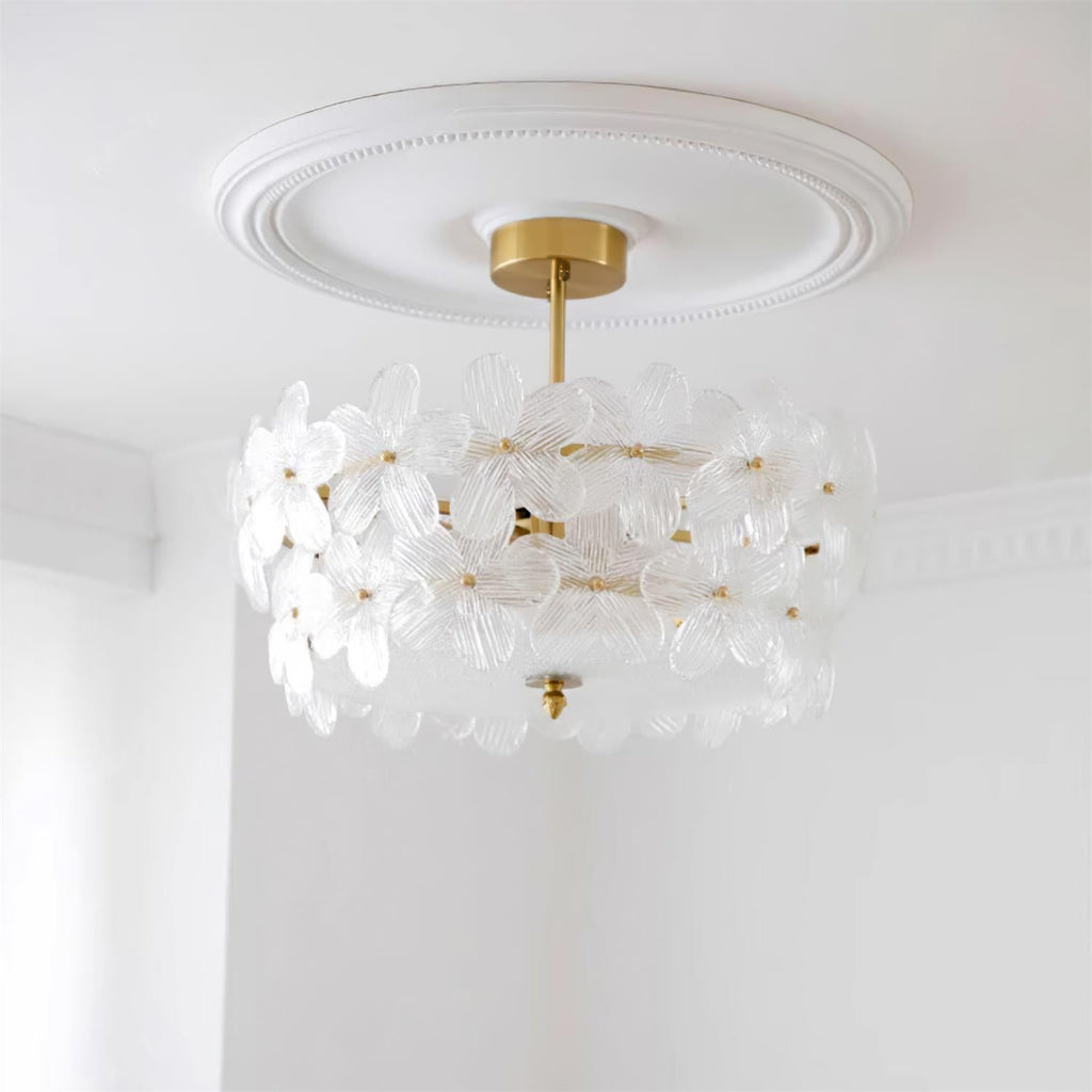 Collins Flowers Glass Ceiling Lamp — product view 9