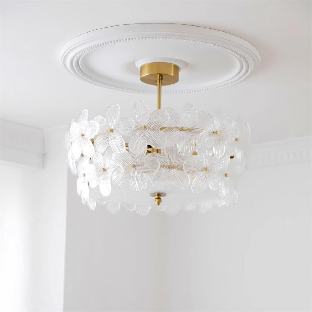 Collins Flowers Glass Ceiling Lamp — product view 9
