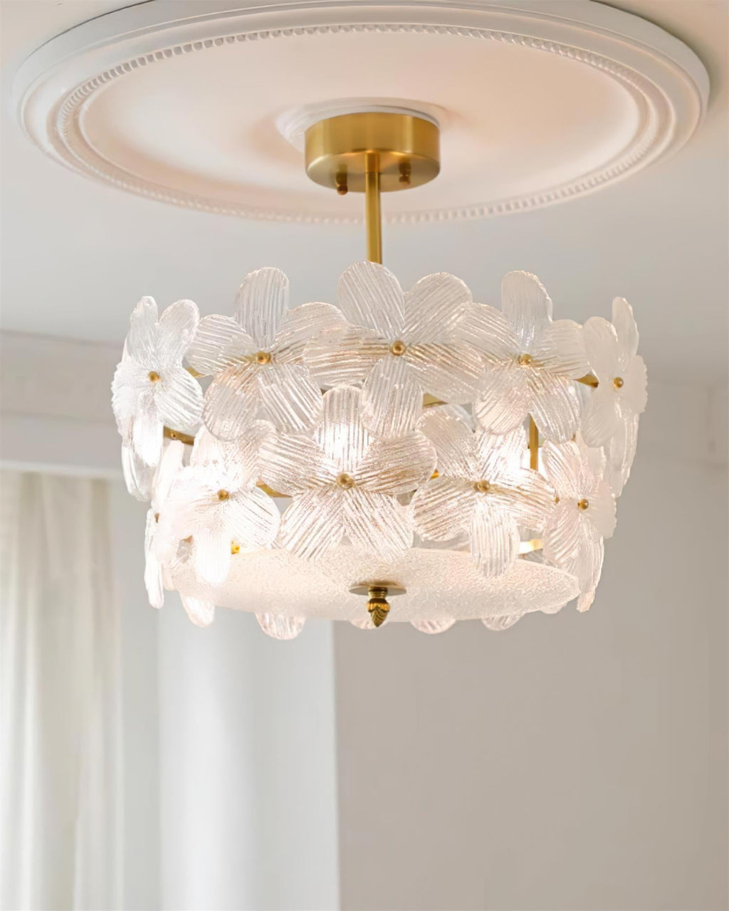 Collins Flowers Glass Ceiling Lamp — product view 11