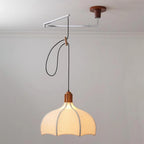 Revi Swing Arm Wood Pendant Light — product view 2