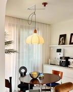 Revi Swing Arm Wood Pendant Light — product view 9