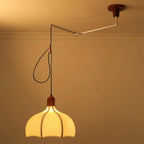 Revi Swing Arm Wood Pendant Light — product view 10