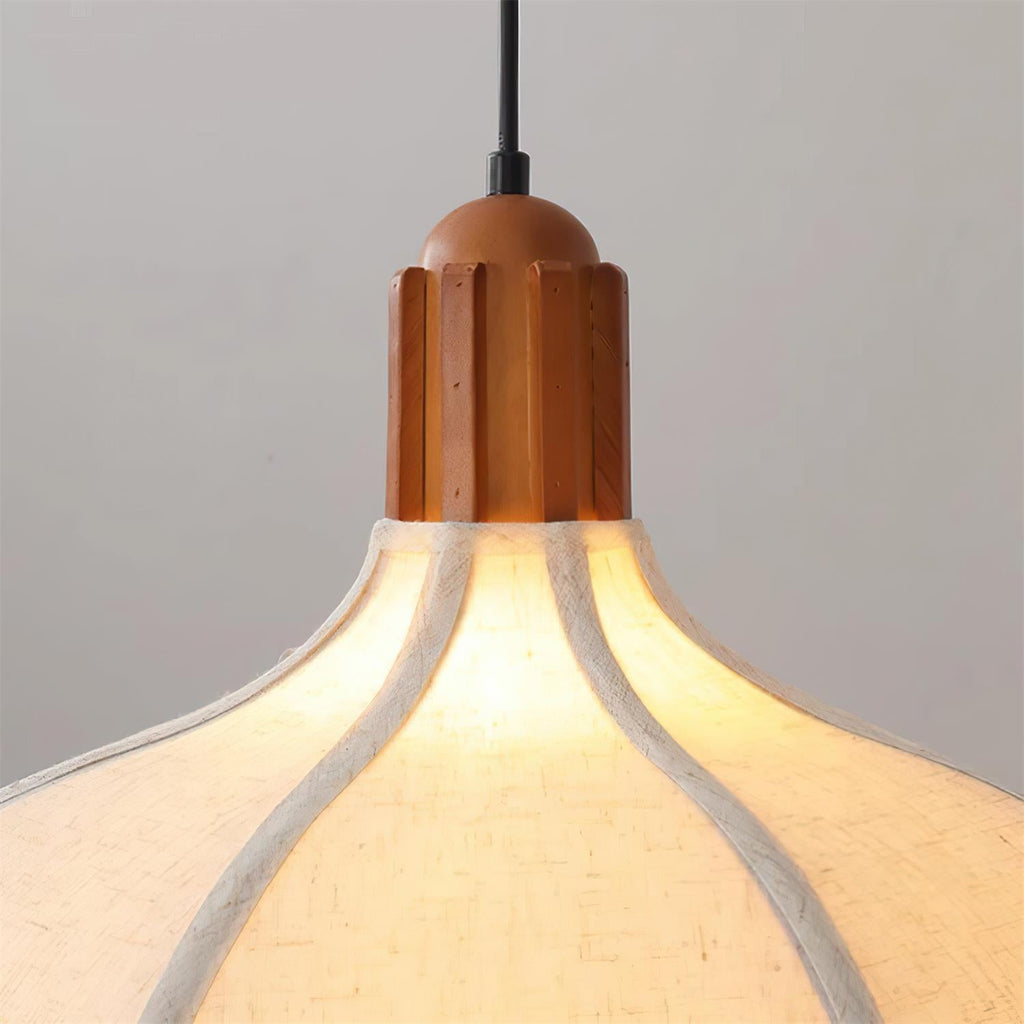 Revi Swing Arm Wood Pendant Light — product view 13