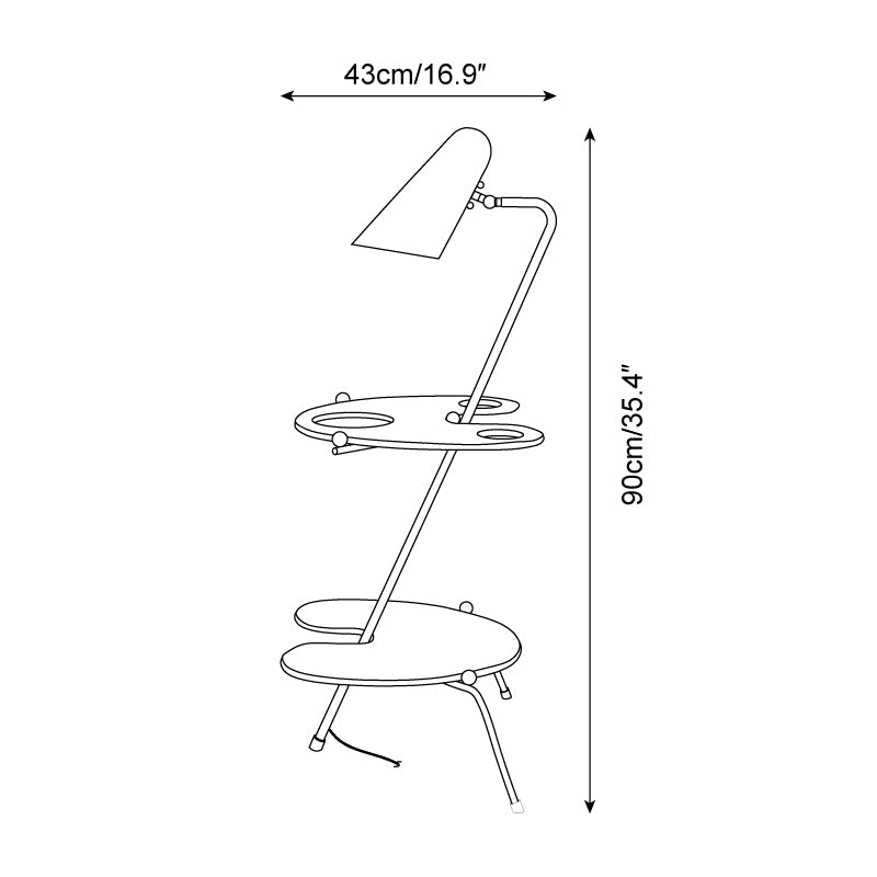 Melder Glass Floor Lamp — product view 5