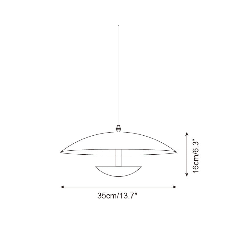Boden Metal Pendant Lamp — product view 6