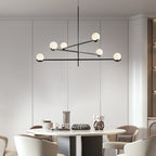 Sullivan Glass Chandelier — product view 2