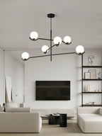 Sullivan Glass Chandelier — product view 3