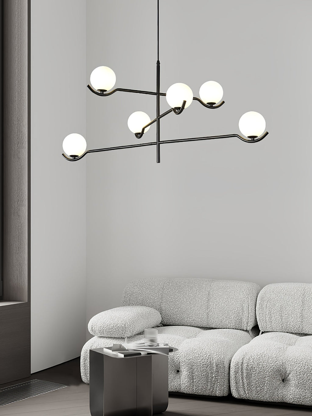 Sullivan Glass Chandelier — product view 7