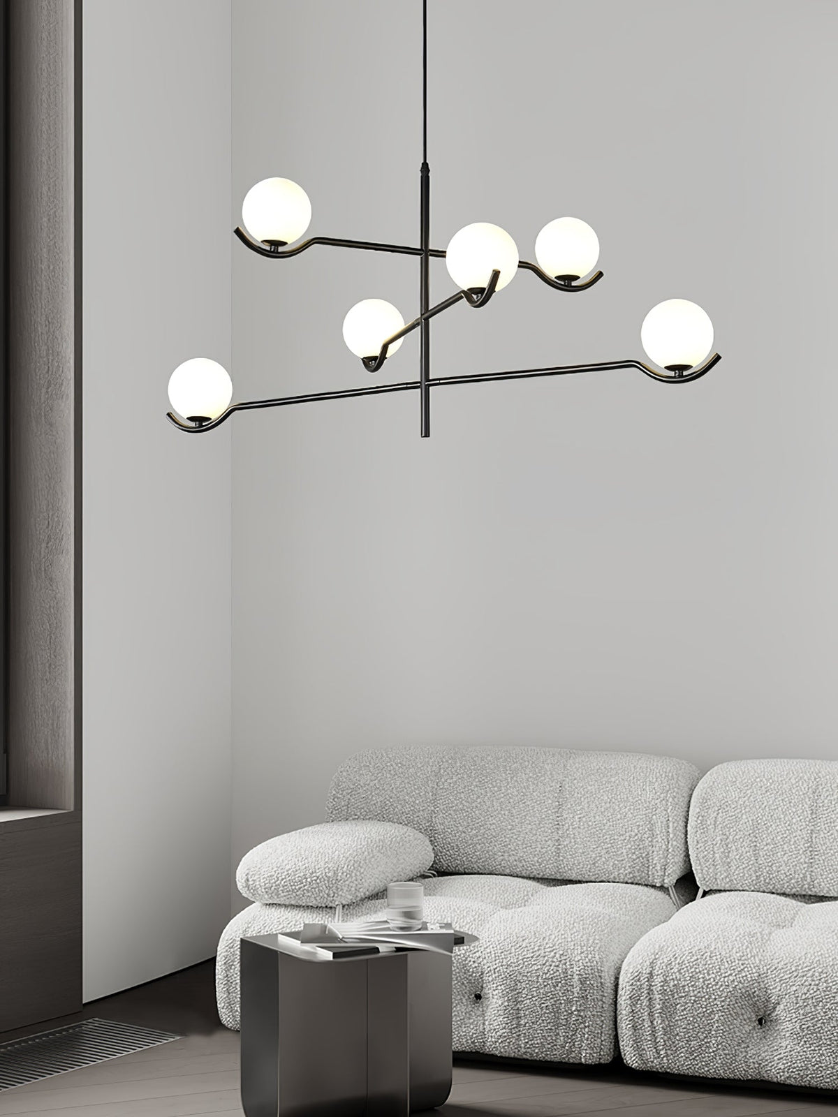 Sullivan Glass Chandelier — product view 7