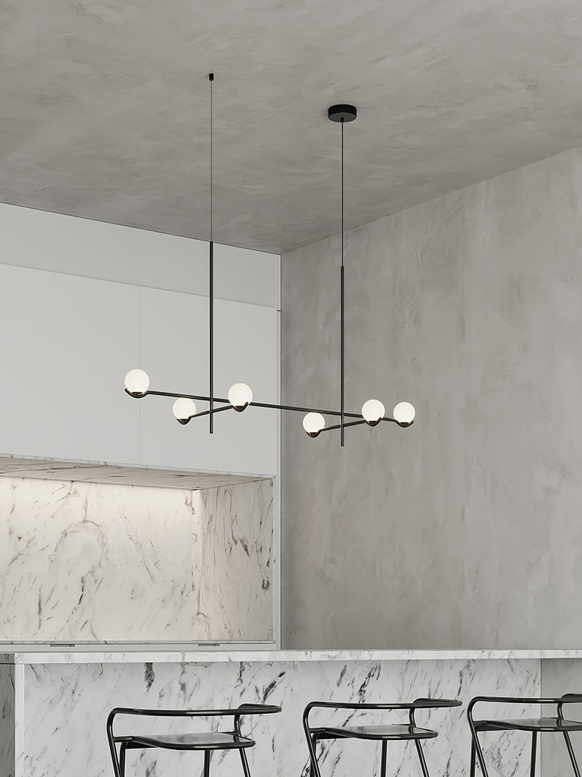 Sullivan Glass Chandelier — product view 13