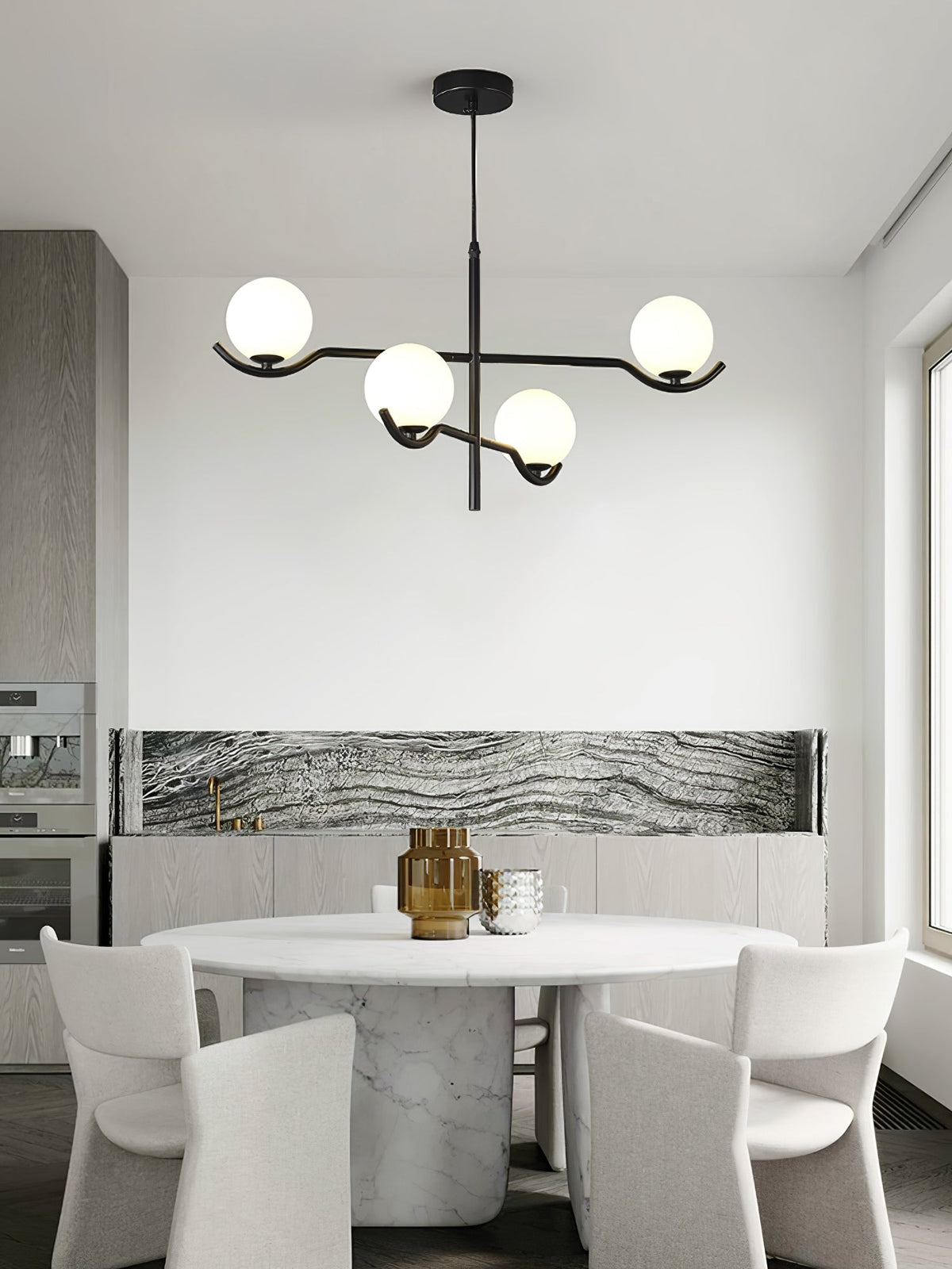 Sullivan Glass Chandelier — product view 14
